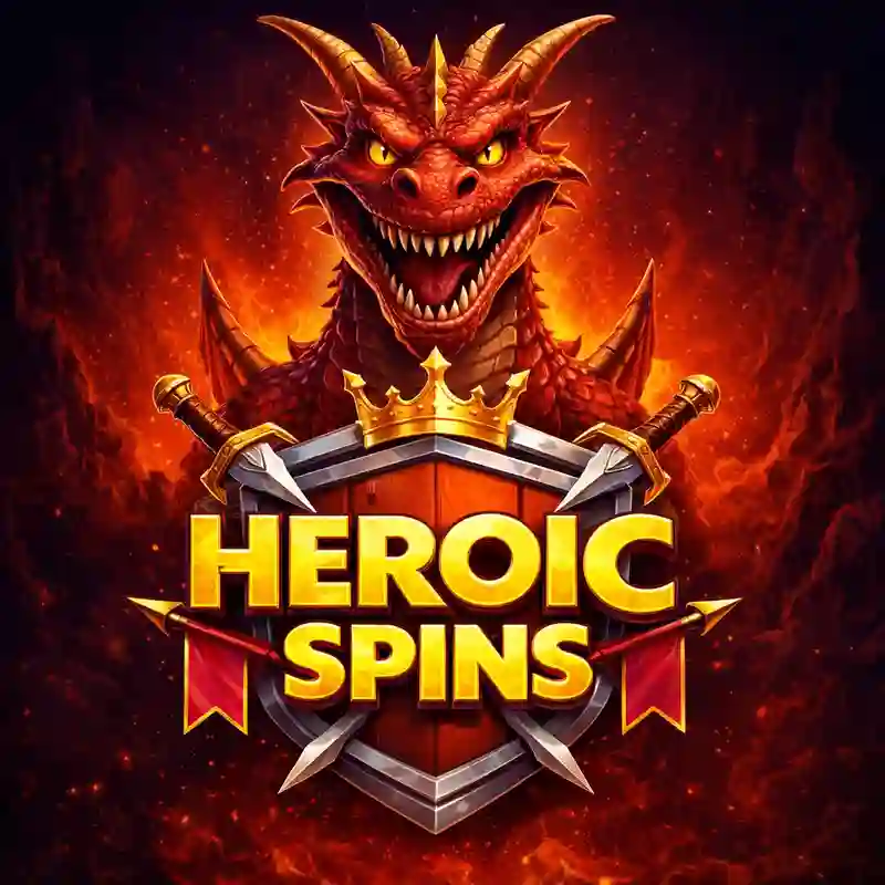 Heroic Spin Slot Machine Game Visual